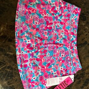 Lilly PulitzerAura pink Baby bloomer luxletic skort